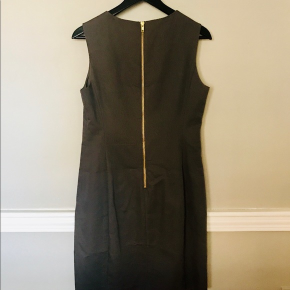 Anthropology embroidered gray Dress - Picture 5 of 6